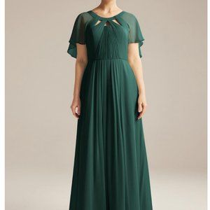 Dark Emerald Gown - mother of bride or bridesmaid